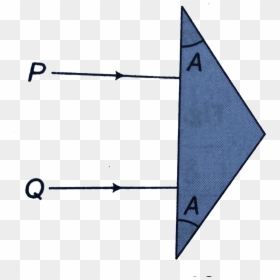Triangle, HD Png Download - blue light rays png