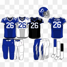 Tampa Bay Lightning Football Uniform, HD Png Download - ny giants helmet png