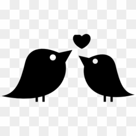 Bird Png Download - Love Bird Silhouette Png, Transparent Png - love bird png