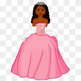 Cute Cartoon Images Of Pretty African American Princes - African American Princess Clipart, HD Png Download - african american baby png