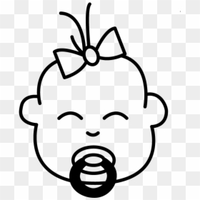 Line Art, HD Png Download - african american baby png