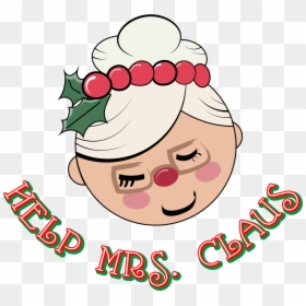 Help Mrs - Claus, HD Png Download - mrs claus png