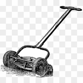 Transparent Lawn Mower Clip Art - First Lawn Mower, HD Png Download - lawn mower clipart png