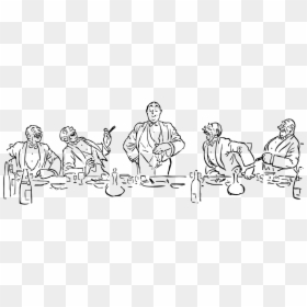 People Talking Line Art, HD Png Download - two people talking png
