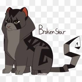 Brokenstar - Shadowclan - Dark Forest leader - Domestic Short-haired Cat, HD Png Download - dark forest png