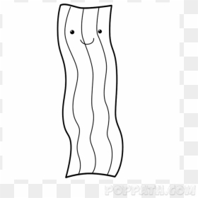 Cute Bacon To Draw, HD Png Download - bacon strip png