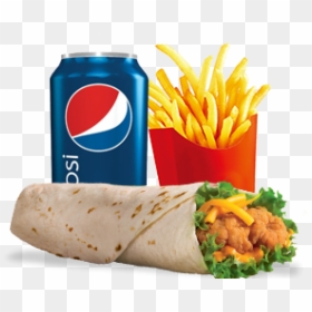 Wrapmeal - French Fries, HD Png Download - chicken wrap png