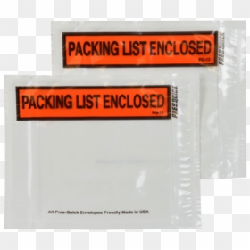 Image Label - Packing List Envelopes, HD Png Download - blank caution tape png