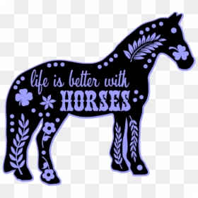 Horse Mandala Svg Free, HD Png Download - horse png file