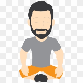 Sitting, HD Png Download - square shape png