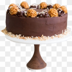 Caramel Nutty Chocolate Cake Png - Chocolate Cake, Transparent Png - real pumpkin png