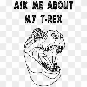 T Rex Head Svg , Png Download - T Rex Head Svg Free, Transparent Png - t rex head png