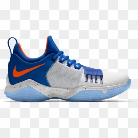 Nike Pg1 Nikeid Okc Thunder - Pg 3 Shoes Thunder Colorway, HD Png Download - okc thunder png