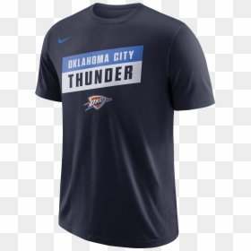 Nike Nba Oklahoma City Thunder Dry Tee - Oklahoma City Thunder, HD Png Download - okc thunder png