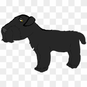 Black Russian Terrier - Dog, HD Png Download - dog clipart black and white png