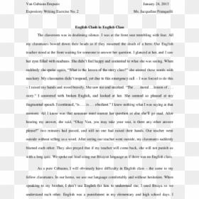 Essay, HD Png Download - english class png