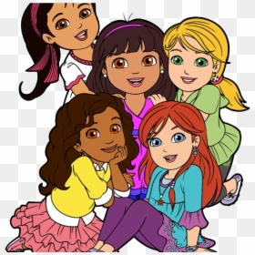 Friends Clipart Money Clipart Hatenylo - Friendship Girl Images Hd, HD Png Download - group of friends png