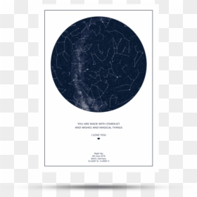 Magical Night Sky Poster, HD Png Download - star sky png