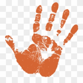Stop The Gang Violence, HD Png Download - white handprint png