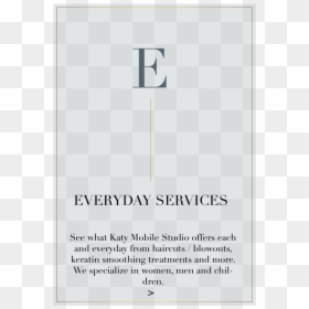 Everyday Services-01 - Ink, HD Png Download - men hairstyle png