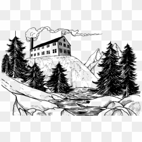 Burial Beer Forestry Camp, HD Png Download - pine tree top view png