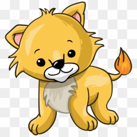 Animals, Lions, Cats, Lionet - Cub Cartoon, HD Png Download - lion cub png