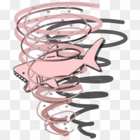 #sharknado #shark #pink #fish #ocean #tornado #animals - Sharknado Sticker Png, Transparent Png - sharknado png
