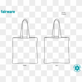 Drawn Bag Tote - Tote Bag, HD Png Download - blank hoodie png