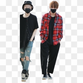 Bts, Taehyung, And Suga Image - Yoongi And Taehyung Airport, HD Png Download - bts png tumblr