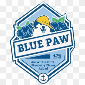 Blue Paw Logo Cutout - Sea Dog Beer, HD Png Download - blue paw png