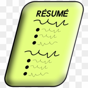Resume 20clipart - Resume Clip Art, HD Png Download - resume clipart png