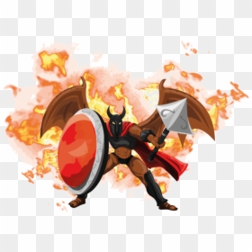 Demonio Guerrero - Illustration, HD Png Download - demonio png