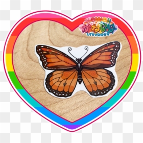 Cute Monarch Butterfly Sticker, HD Png Download - kawaii stickers png