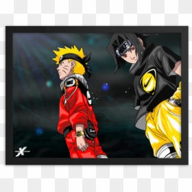 Naruto X Sasuke Nike Mockups Mockup Transparent Transparent - Cartoon, HD Png Download - sasuke.png