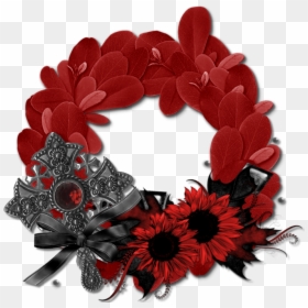 New Snags Cluster Frame Made W/ A Kit From Jtsdesigns - Artificial Flower, HD Png Download - gothic frames png