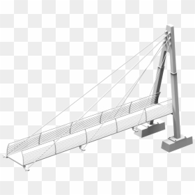 Cable-stayed Bridge, HD Png Download - suspension bridge png