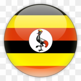 Uganda Flag Transparent Background Png - Uganda Flag Png, Png Download - flag circle png