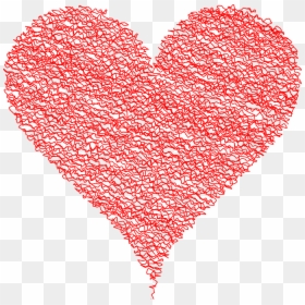 Heart Love Scribble Free Photo - Happy Valentine's Png Background, Transparent Png - red scribble png