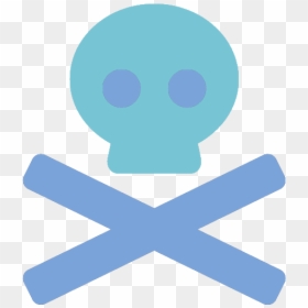 Toxic Cultures - Skull And Crossbones Font, HD Png Download - toxic sign png