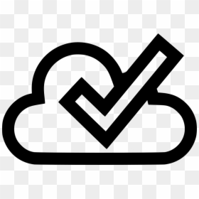 Cloud Check Mark Ok Seo Online, HD Png Download - vote check mark png