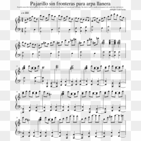 Kamado Tanjiro No Uta Piano Sheet, HD Png Download - arpa png
