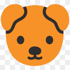Android Dog Emoji, HD Png Download - emoji peach png