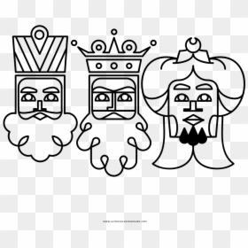 Three Wise Men Coloring Page - Reyes Magos Para Colorear, HD Png Download - three wise men png