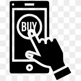 Mobile Online Store Shop Buy Sell Product Hand Gesture - Transparent Background Images Online Selling, HD Png Download - sell icon png
