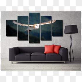 Barn Owl Flying - Welding Canvas Art, HD Png Download - owl flying png