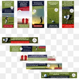 Golf Banner Ad, HD Png Download - modern banner png