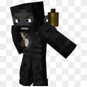 Wither Skeleton Render Minecraft, HD Png Download - wither png
