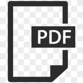 Pdf Document Icon - Pdf Logo Black And White, HD Png Download - download pdf icon png