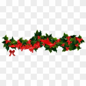 Christmas Garland Png, Transparent Png - christmas wreath clipart png