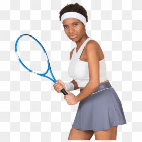 Women - Soft Tennis, HD Png Download - black lady png